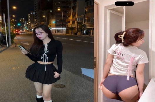Clip nổi bật em du học sinh với vòng ba trắng ngần